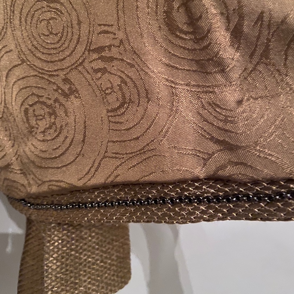 Authentic Chanel Jacket 2000 Collection Bronze M - image 7